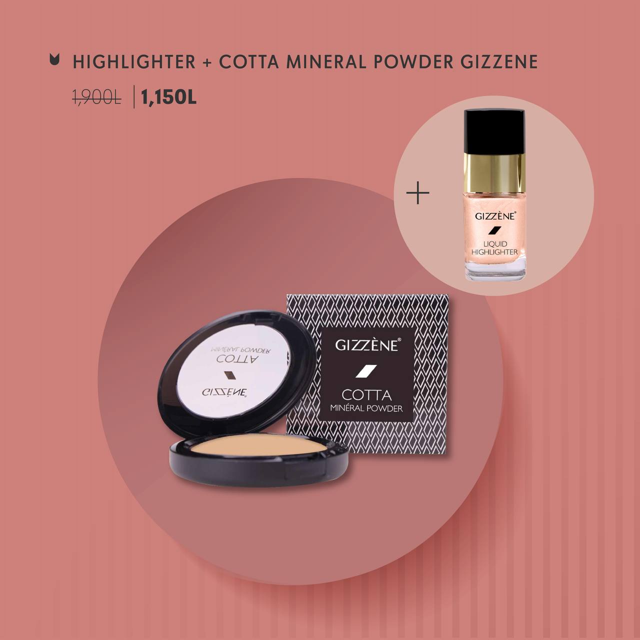 Highlighter+Cotta Mineral Powder GIZZENE